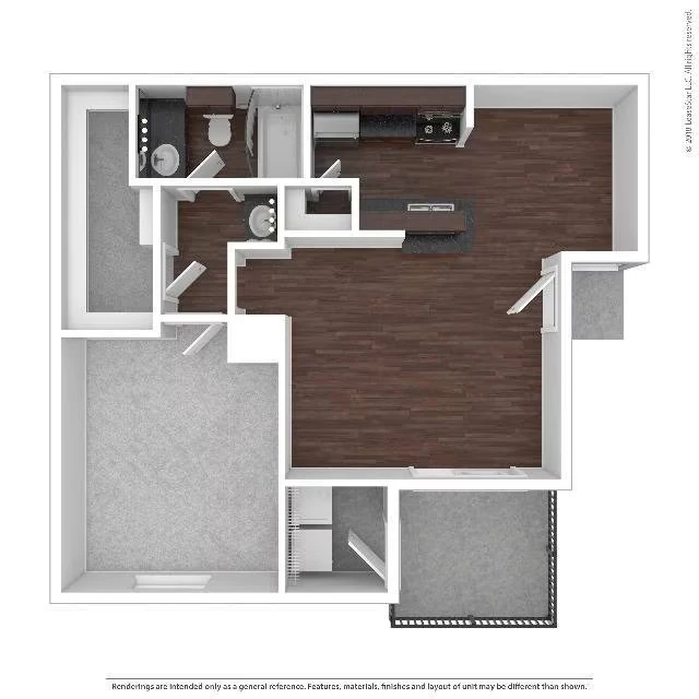 A3- Classic Unit 1621 floor plan